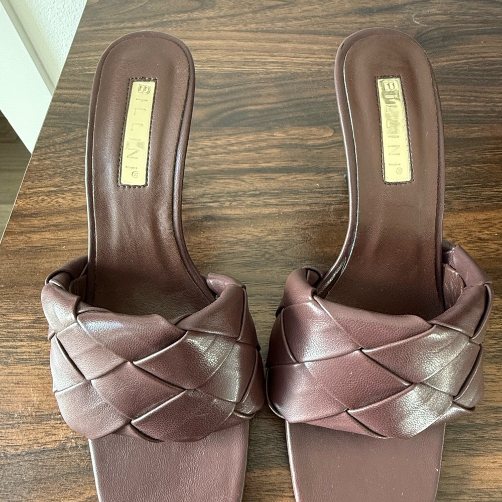 Bellini Women's Chocolate Woven Mules